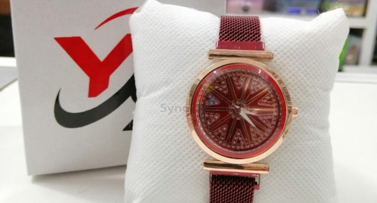 Ladies Magnet Watch With Box New Collection