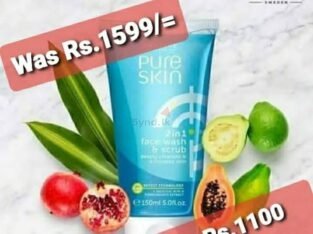 PURE SKIN 2 IN 1 FACE WASH and SCRUB