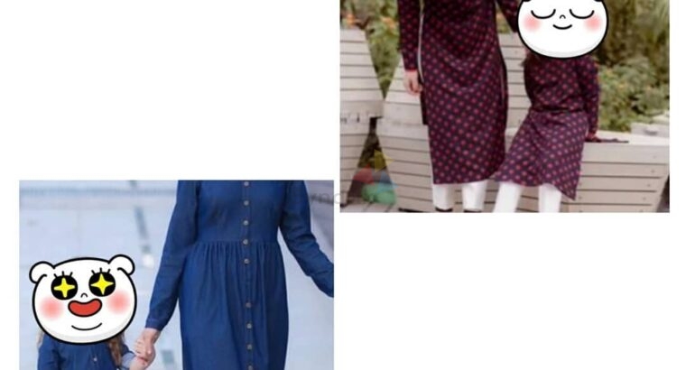 Matching Mother and Daughter Dresses