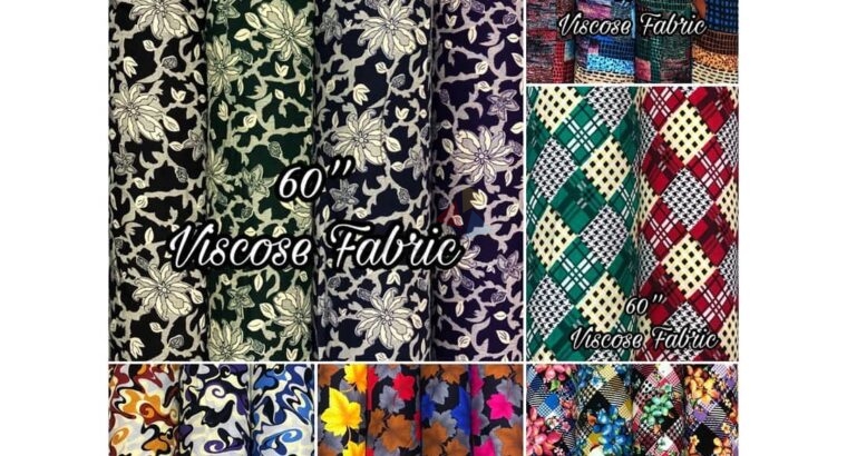 Printed Viscose Material