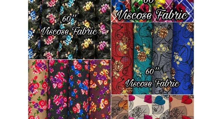 Printed Viscose Material