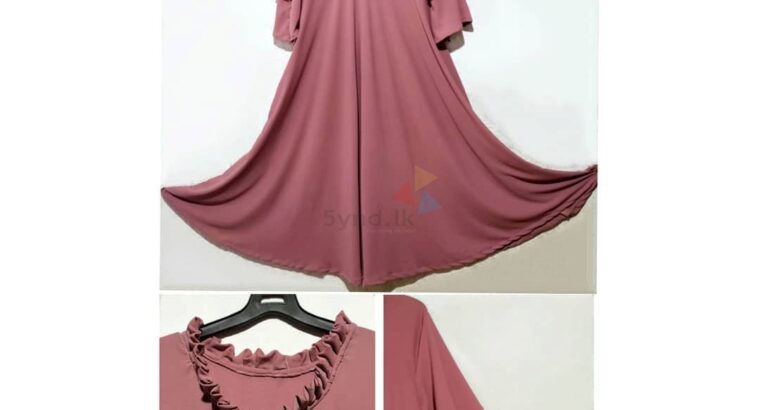 Ruffle Color Long Dress