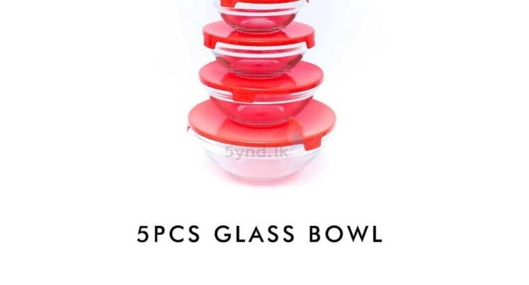 5pc Glass Nestring Bowl Set