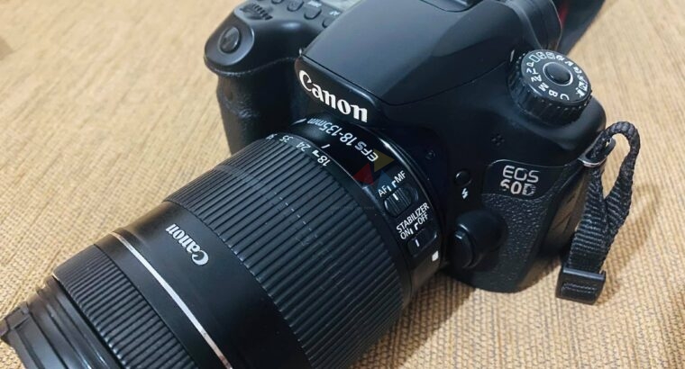 CANON 60D WITH 18-135MM LENS