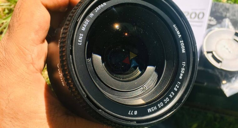NIKON D7200 WITH SIGMA 17-50MM f/2.8 LENS