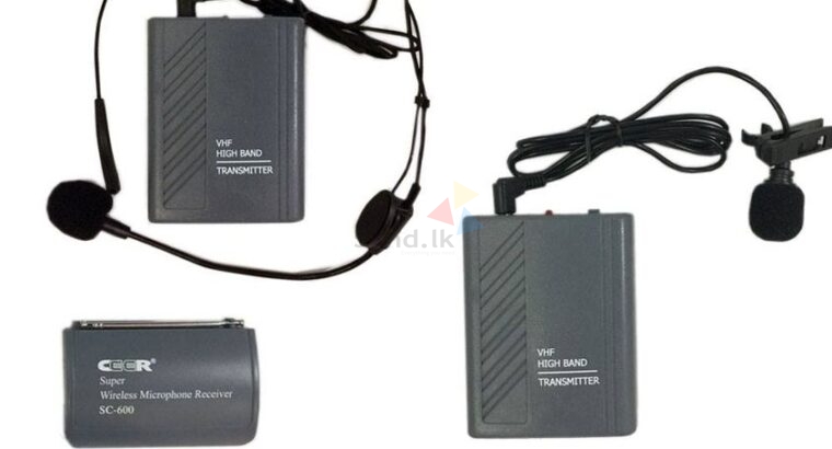 CEER VHF WIRELESS HEADSET MICROPHONE