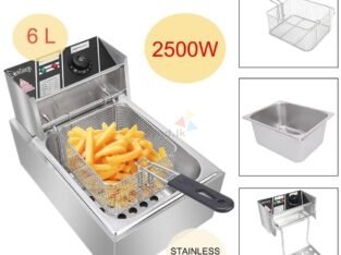 6L Electric Countertop Deep Fryer