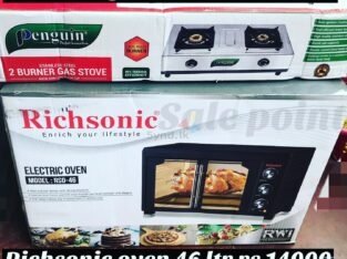 Indian Gas Cooker and Richsonic Oven