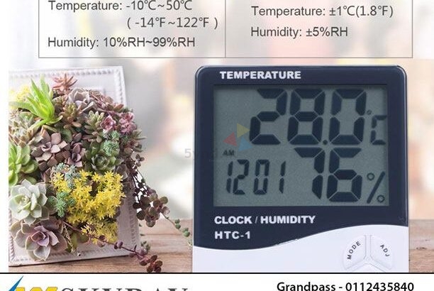 Digital Thermometer Hygrometer Electronic LCD Temperature Humidity Met