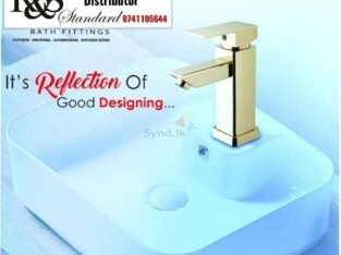 Square Stainless Steel Basin Tap