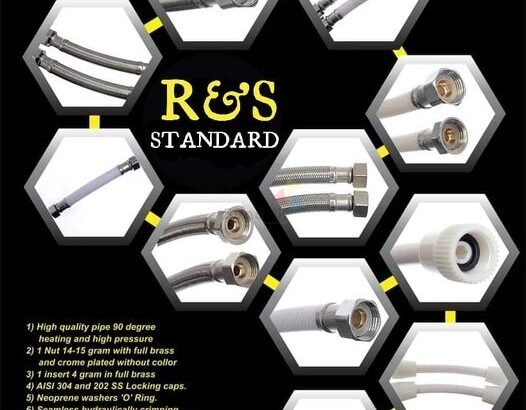 Stainless Steel And Plastic Toilet Flexible Hose