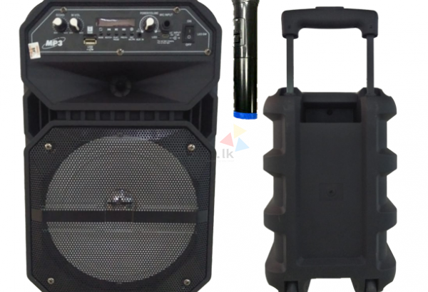 Bluetooth Portable Trolley Speaker Audio USB TF BT Karaoke
