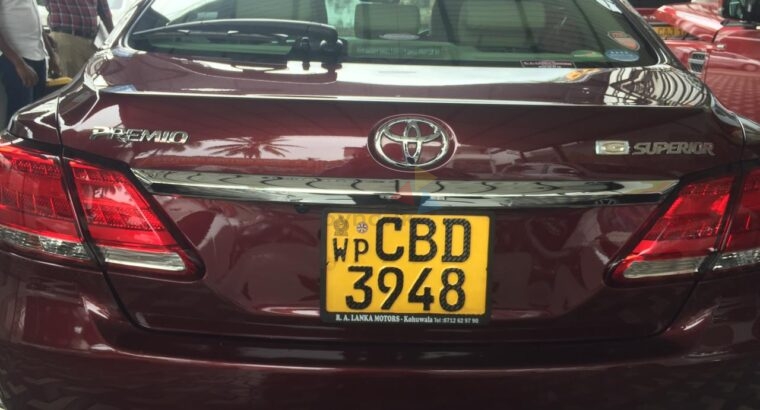 TOYOTA PREMIO G SUPERIOR Ex