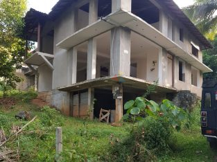 LAND WITH PARTLY BUILT HOUSE FOR SALE IN YAKGAHAPITIYA LEWELLA