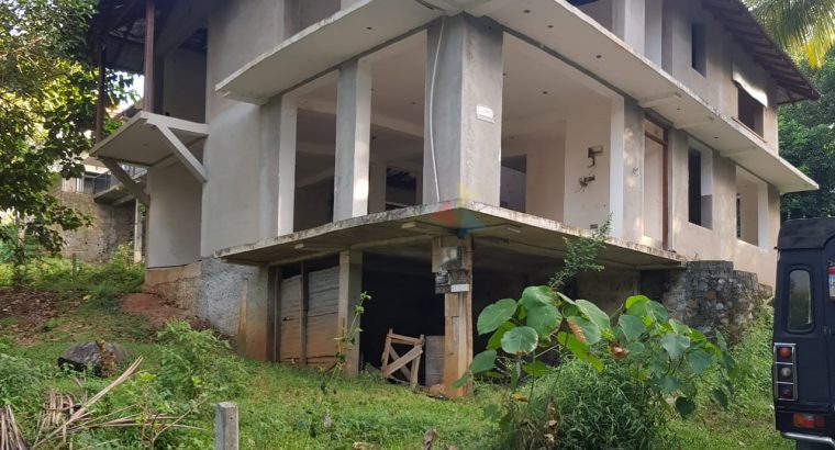 LAND WITH PARTLY BUILT HOUSE FOR SALE IN YAKGAHAPITIYA LEWELLA