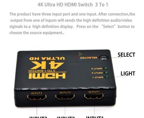 3 Way HDMI Switch