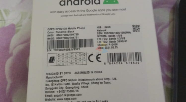 Oppo A15 S Used