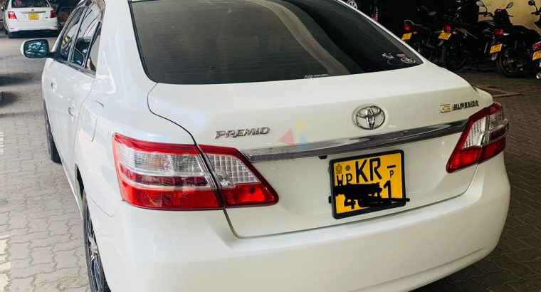 Toyota Premio DBA NZT260 2010