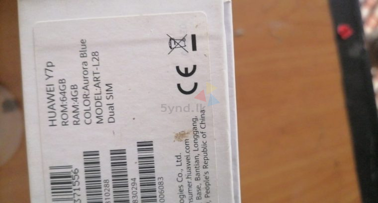 Huawei Y7p Used