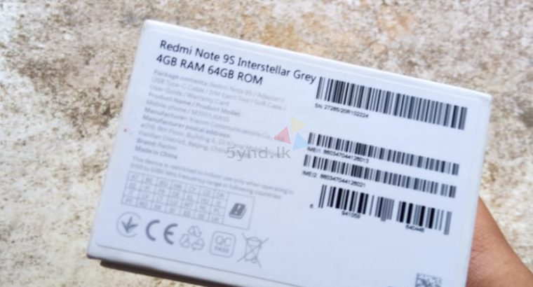 Xiaomi Redmi Note 9S Used