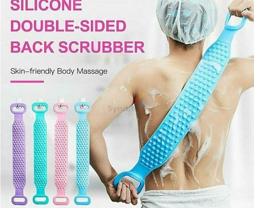Silicone Double Sided Back And Body Scrubber 