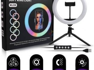 RGB Led Soft Ring Light With T