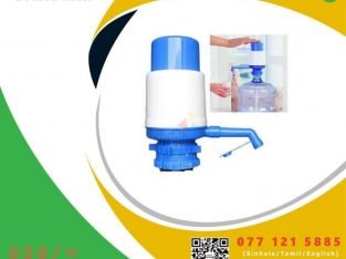 Manual Pump For Bottled Water