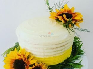 Sun Flower Themed Cake