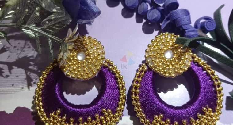 Silk Thread Earrings