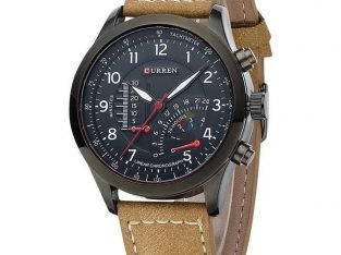 Curren Leather Strap Watches