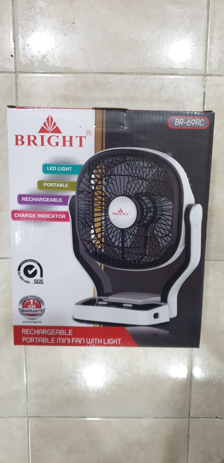 Portable Mini Fan With Light