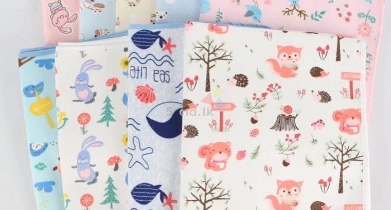 Leak Proof Cot Sheets Topped with Soft Cotton layers