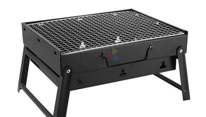 Portable foldable BBQ grill