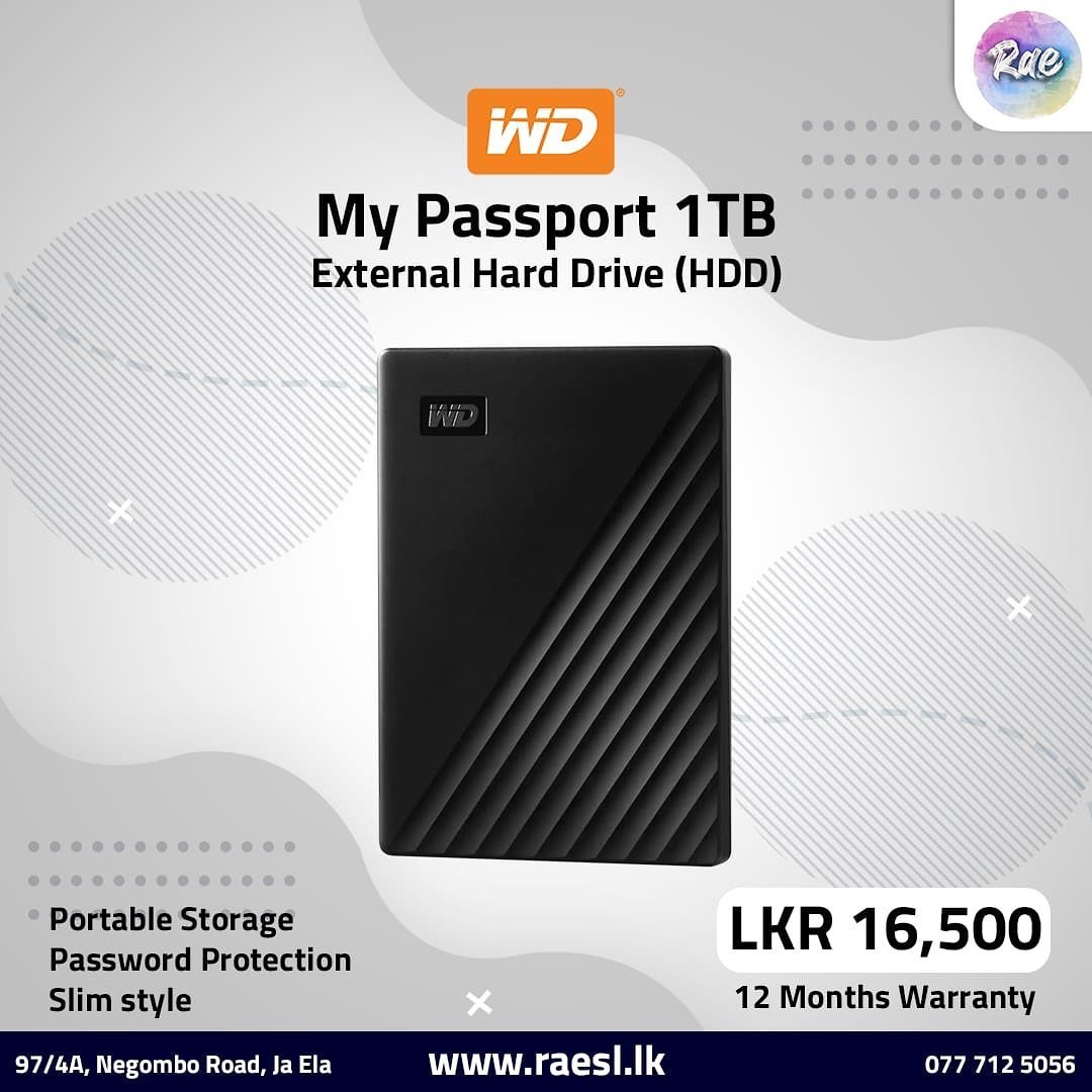 My Passport 1TB External Hard disk