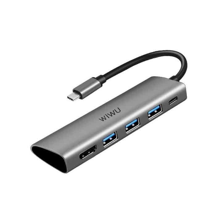 WIWU Alpha USB Type C 5 in 1 Hub A531H