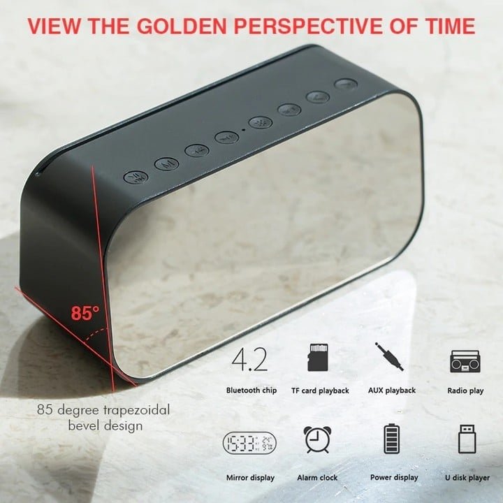 Havit MX701 Alarm Clock Bluetooth Speaker