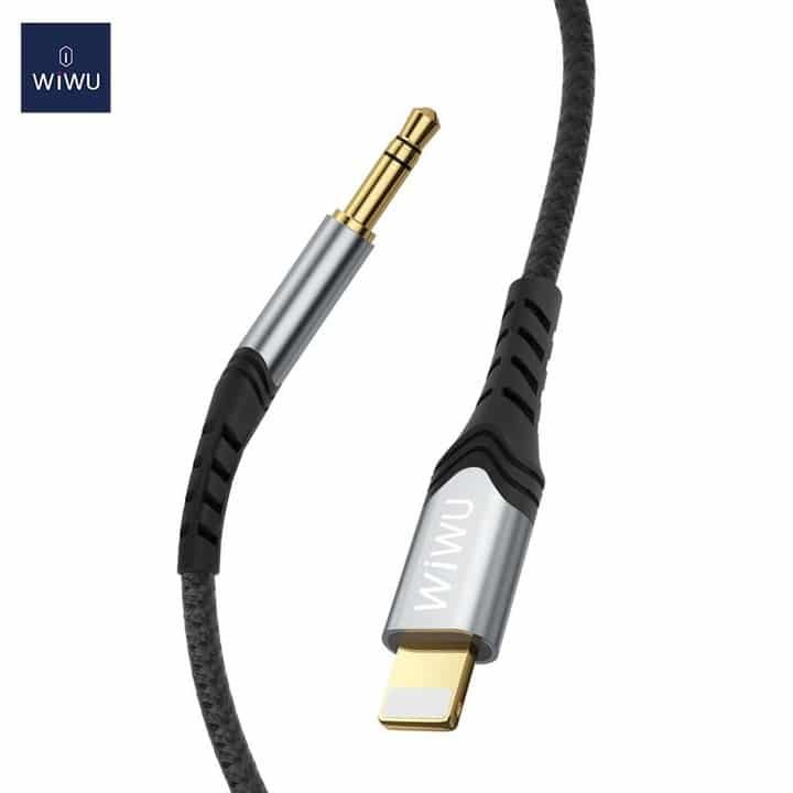 WiWU YP-02 3.5mm To IOS Stereo Audio Adapter Cable Stereo150cm Length For IPhone Tablet