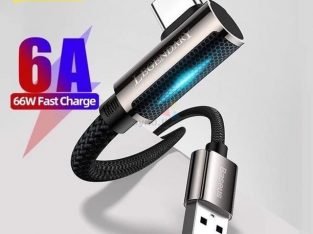 Baseus Mall VN 66W Type C Legend Series Elbow Fast Charging Data Cable USB to Type C 66W