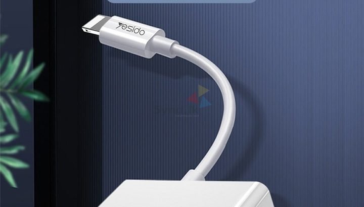 Yesido GS12 lightning to USB Plus TF MicroSD Plus Lightning OTG Adapter