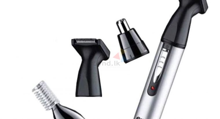 Gemei GM 3107 Rechargeable 3 in 1 Nose And Ear Hair Trimmer