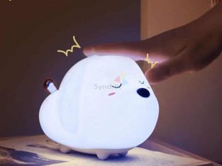 Baseus LED Night Light RGB Soft Silicone Touch Control Night Light Rechargeable Night Lamp For Children Kids Bedroom