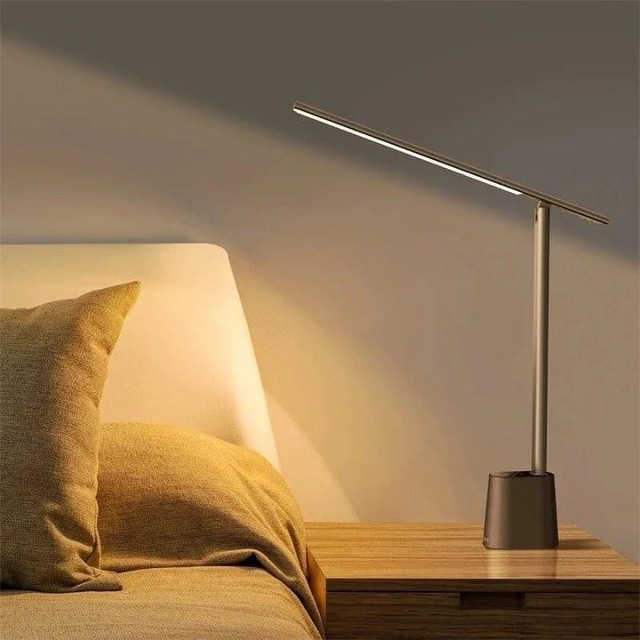 Baseus LED Desk Lamp Smart Adaptive Brightness Eye Protect Study Office Folding Table Lamp Dimmable Bedside Read Night Lights
