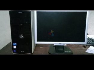 Core 2 Quad Pc And Monitor