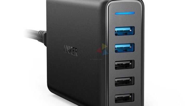 Anker PowerPort 5 Port 40W 5 Port USB Charger