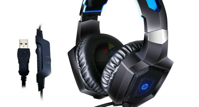 HP H320GS Led Wired USB 7.1 Surround Sound Gaming Headset original