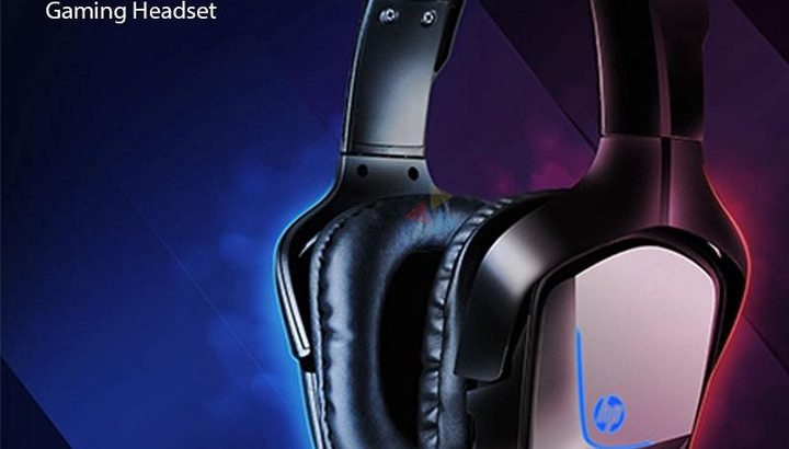 HP H220G virtual 7.1 surround sound listening and defensive gaming headset wired control omnidirectional folding microphone