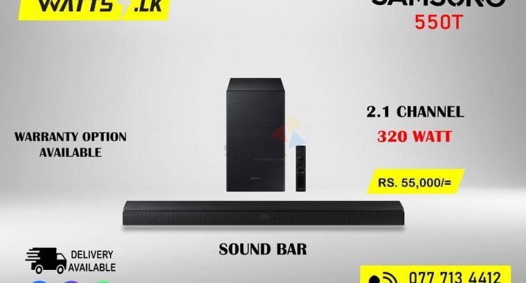 HW T550 2.1ch Soundbar