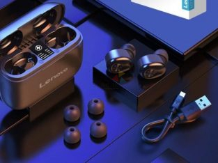 Lenovo HT18 Wireless TWS Bluetooth 5.0 Earphone Earbuds 1000mAH Battery LED Display Volume Control HIFI Stereo Earbud Earphones