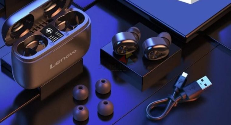 Lenovo HT18 Wireless TWS Bluetooth 5.0 Earphone Earbuds 1000mAH Battery LED Display Volume Control HIFI Stereo Earbud Earphones