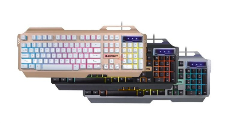 Jertech Full Size Gaming Keyboard Industry K909 LED